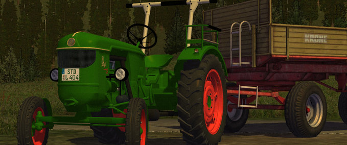 Deutz Fahr Deutz D40 Hinterrad und Allrad Landwirtschafts Simulator mod