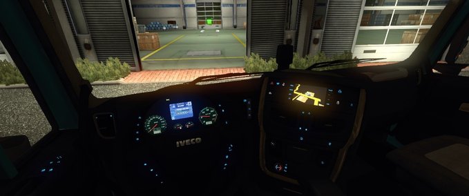 Interieurs Dashboard Lights for Iveco  Eurotruck Simulator mod