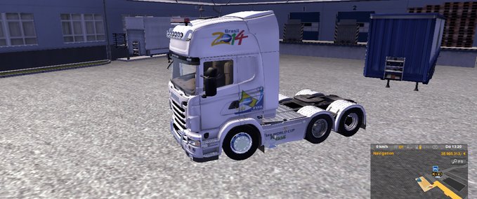 Skins Scania Wm 2014 Brasil Eurotruck Simulator mod