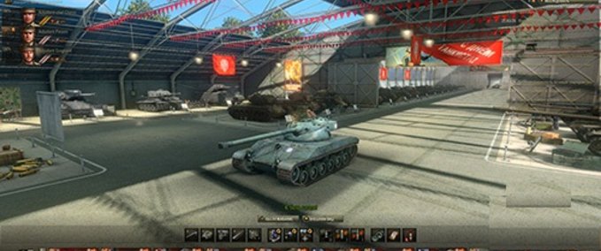 Skins Hangar Tankmans day World Of Tanks mod