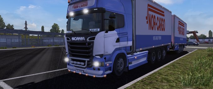 Trucks NOR CARGO Scania  Eurotruck Simulator mod