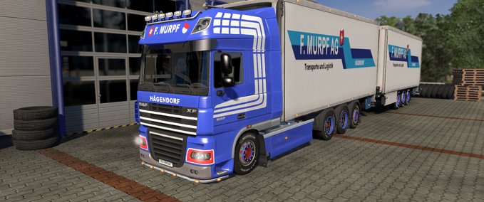 DAF Daf XF Murpf Tandem Edit Eurotruck Simulator mod