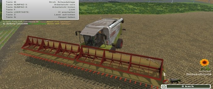 Mähwerke Vario1200 Sunflower Landwirtschafts Simulator mod