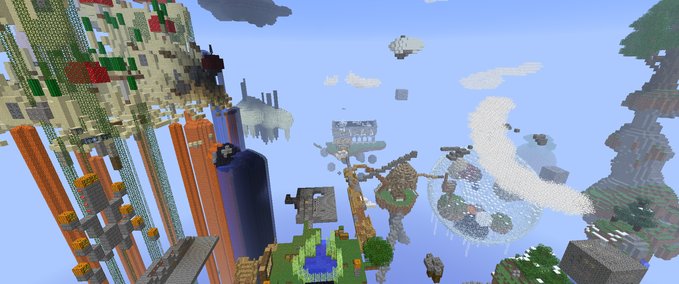 Maps Sky Survival Minecraft mod