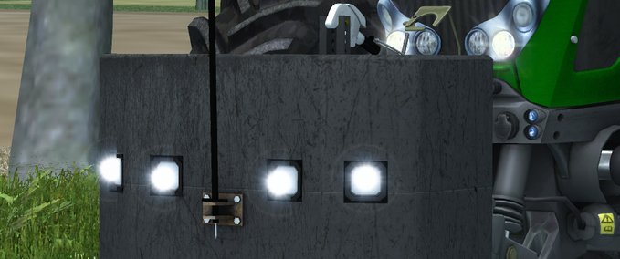 Gewichte Weight with working lights Landwirtschafts Simulator mod