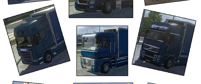 Sonstige 11 BDF Tandem Trucks Pack Eurotruck Simulator mod