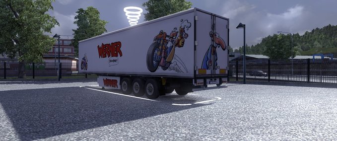 Skins Werner beinhart trailer Eurotruck Simulator mod