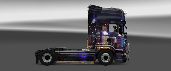 Skins Scania Skin Skyline Eurotruck Simulator mod