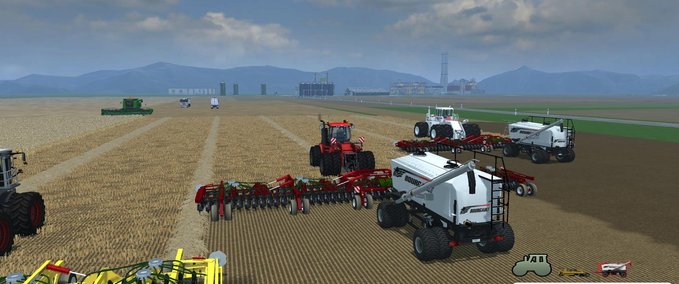 Seeders Bourgault Seeding fertilization system Farming Simulator mod