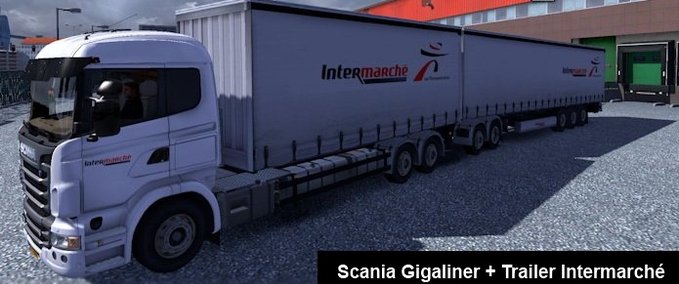 Scania Scania Gigaliner  Trailer Intermarché Eurotruck Simulator mod