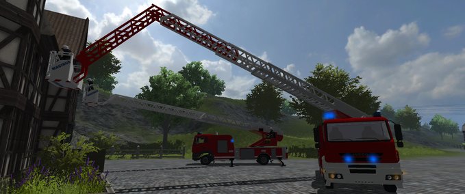 Feuerwehr DLK M32 Pack Landwirtschafts Simulator mod