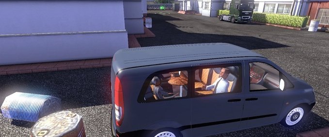 AI Mercedes Benz Vito AI Car Eurotruck Simulator mod