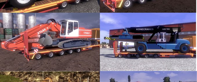 Trailer Heavy Transport Eurotruck Simulator mod