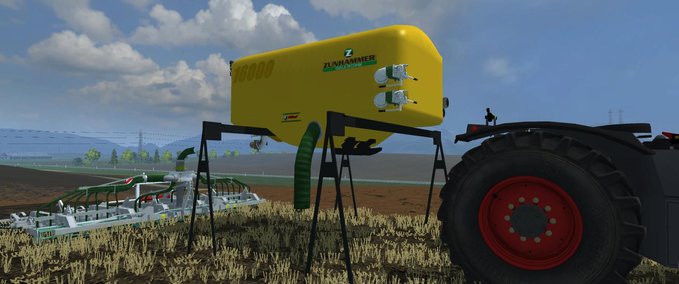 Güllefässer Zunhammer mit Helferverbrauch Landwirtschafts Simulator mod