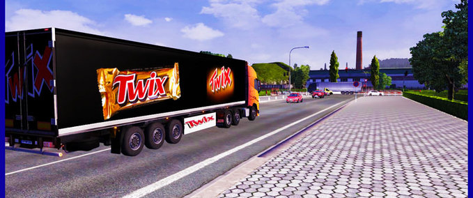 Skins Twix trailer Eurotruck Simulator mod