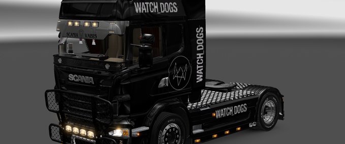 Skins Watch Dogs Scania Eurotruck Simulator mod