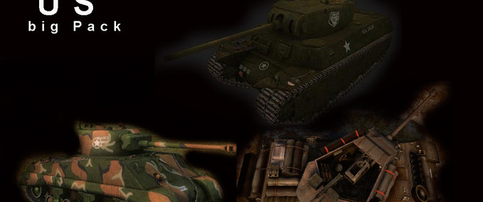 USA big Pack World Of Tanks mod