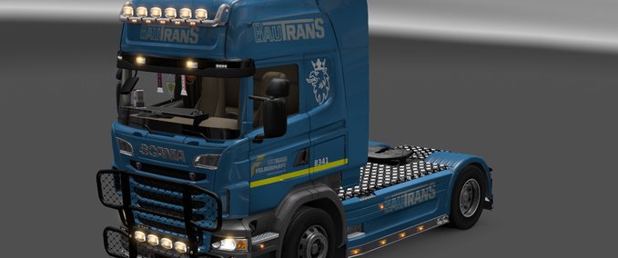 Skins BauTrans Scania Eurotruck Simulator mod