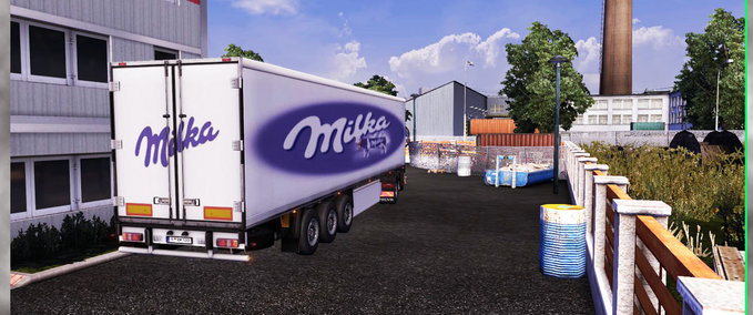 Skins Milka trailer  Eurotruck Simulator mod