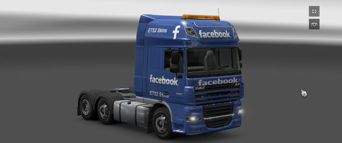 Skins Facebook Eurotruck Simulator mod