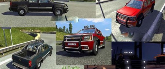 AI Chevrolet ai traffic Eurotruck Simulator mod