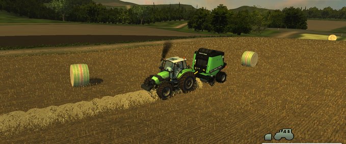 Pressen Deutz Fahr Varimaster 590 Landwirtschafts Simulator mod