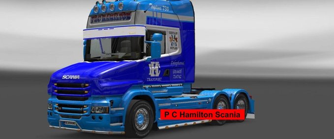 Scania P C Hamilton Scania T  Eurotruck Simulator mod