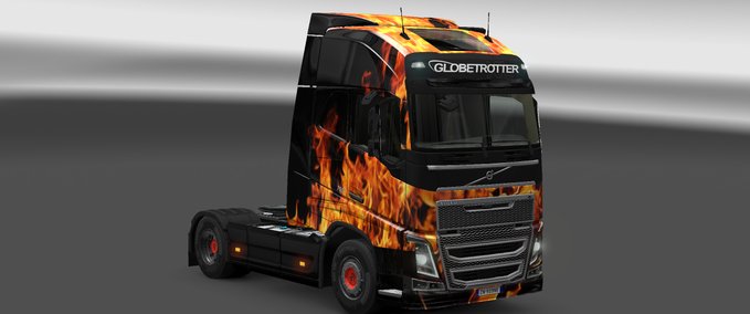 Skins Volvo in Flamen Eurotruck Simulator mod