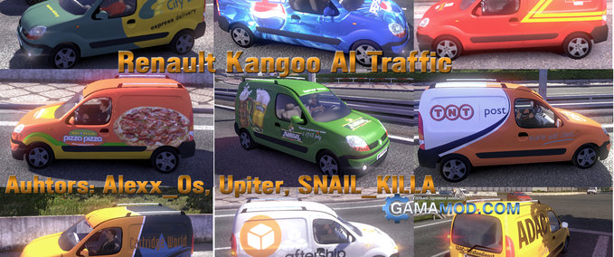 AI Renault Kangoo AI Traffic Eurotruck Simulator mod
