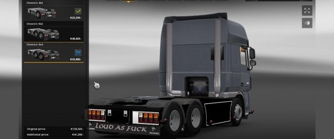 DAF Daf Xf B class cab Eurotruck Simulator mod