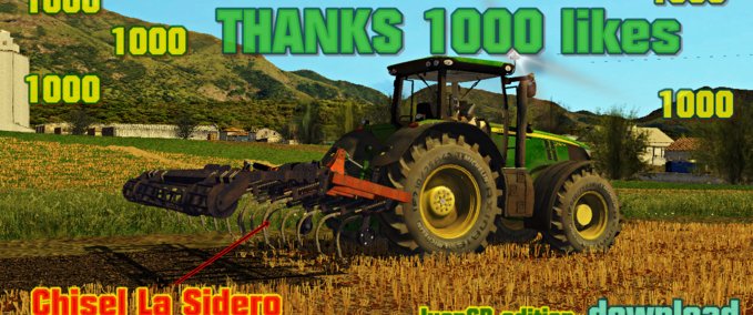 Cultivators & Harrows Chisel La siderophore Farming Simulator mod