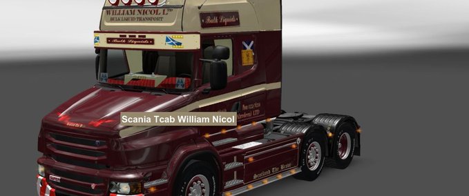 Scania Scania Tcab William Nicol Eurotruck Simulator mod