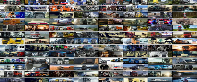 Sonstige 120 new loading screens Eurotruck Simulator mod