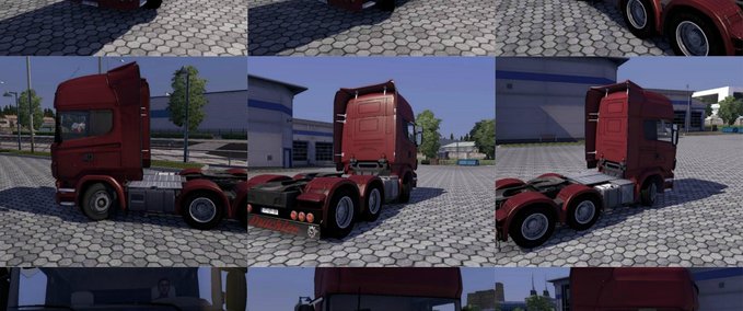 Scania Rear Bumper Sunshield Scania  Eurotruck Simulator mod