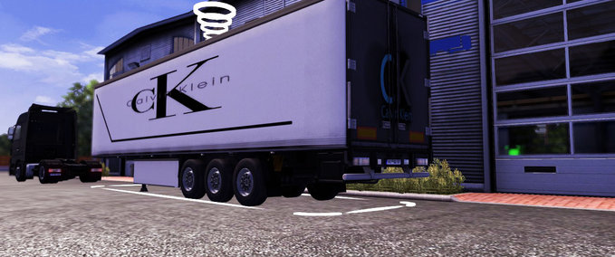 Skins Calvin Klein trailer  Eurotruck Simulator mod