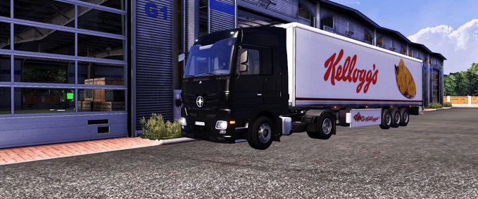 Skins Kelloggs trailer  Eurotruck Simulator mod