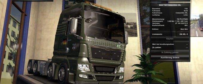 Skins Bundeswehr  Eurotruck Simulator mod