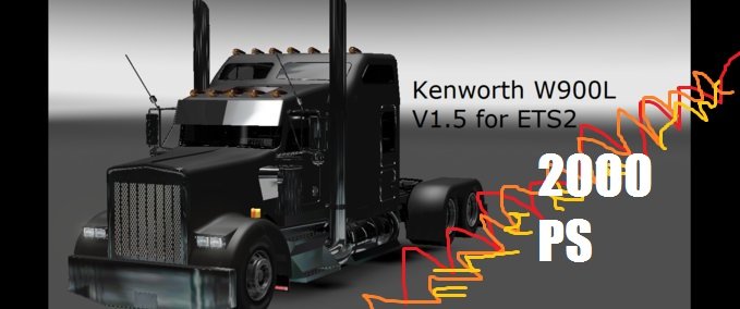 Kenworth Kenworth W900L 2000  Eurotruck Simulator mod
