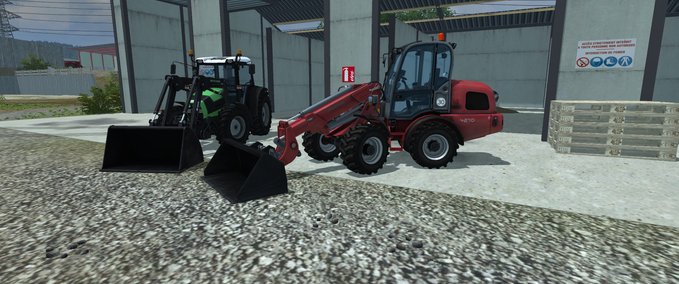 Frontlader Buckets for fertilizer and lime Landwirtschafts Simulator mod