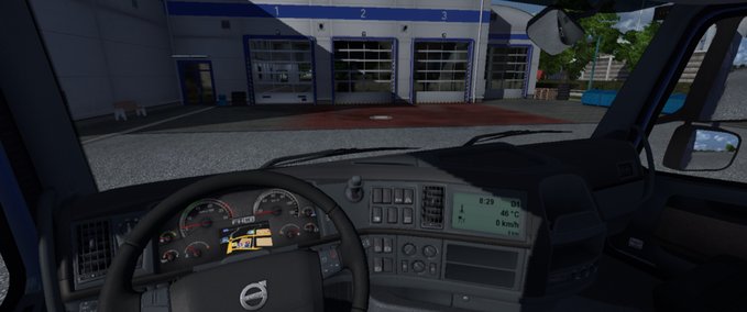 Volvo Volvo FH Dashboard GPS Eurotruck Simulator mod