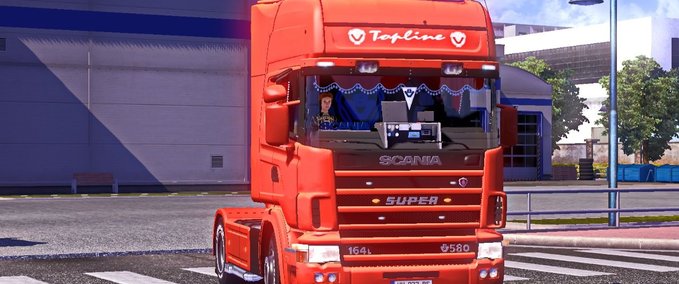 Scania Scania 164L interior skin Eurotruck Simulator mod