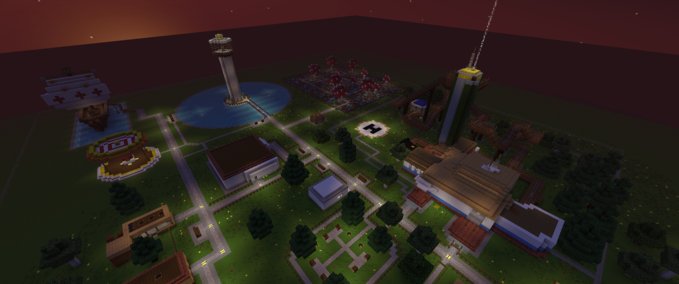 Maps Abenteuerpark Freizeitpark Minecraft mod