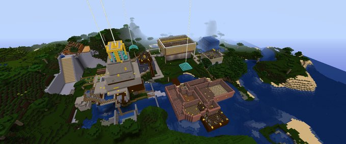 Maps Baumhaus mit Mini Spielen Minecraft mod