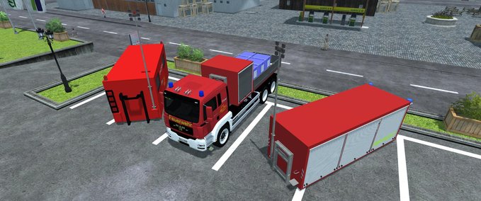 Feuerwehr MAN WLF PACK Landwirtschafts Simulator mod