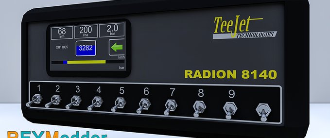 Tools Teejet Controller Radion 8140 Landwirtschafts Simulator mod