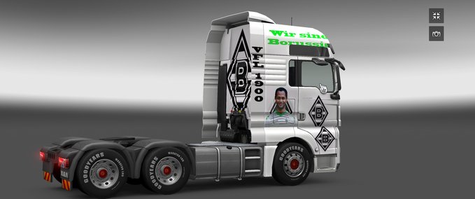 MAN Borussia paint Eurotruck Simulator mod