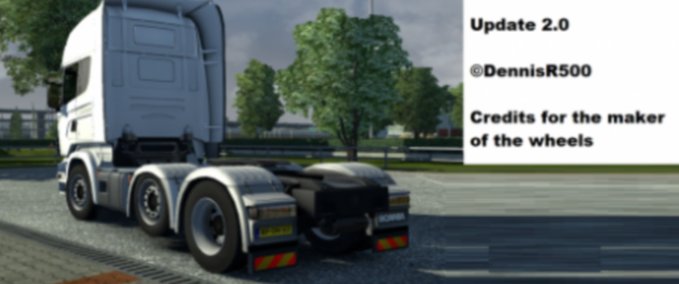 Mods Lifted Axle for all Trucks Eurotruck Simulator mod