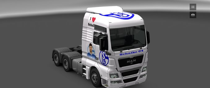 MAN Schalke 04 Lackierung Eurotruck Simulator mod