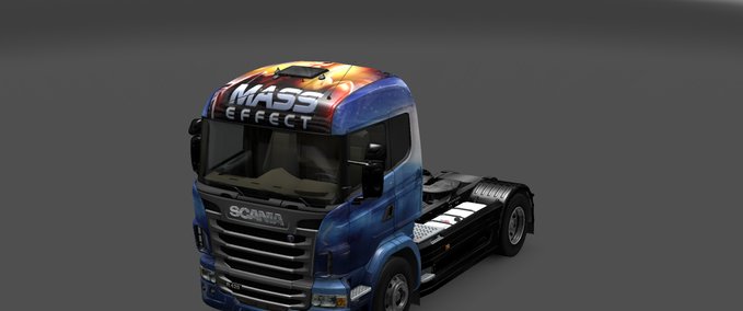 Skins Mass Effect Scania Eurotruck Simulator mod