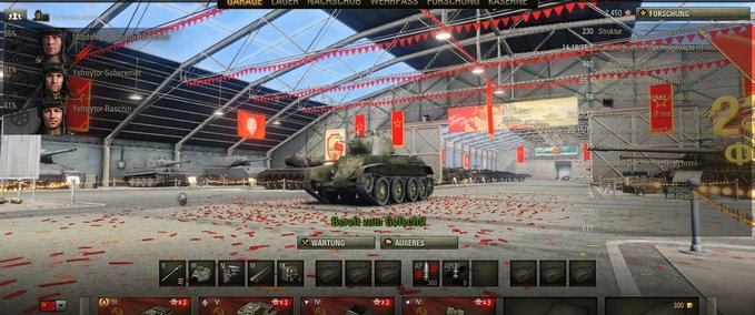 Hangar February Hangar World Of Tanks mod